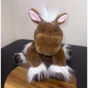 VINTAGE 2001 COMMONWEALTH PINTO BROWN/WHITE HORSE PLUSH APPROX 13”